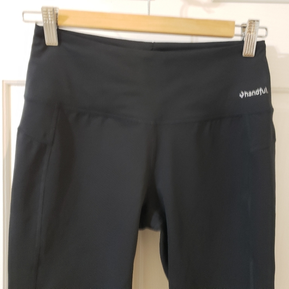 Handful Size Small Black Athletic Leggings - Picture 3 of 7